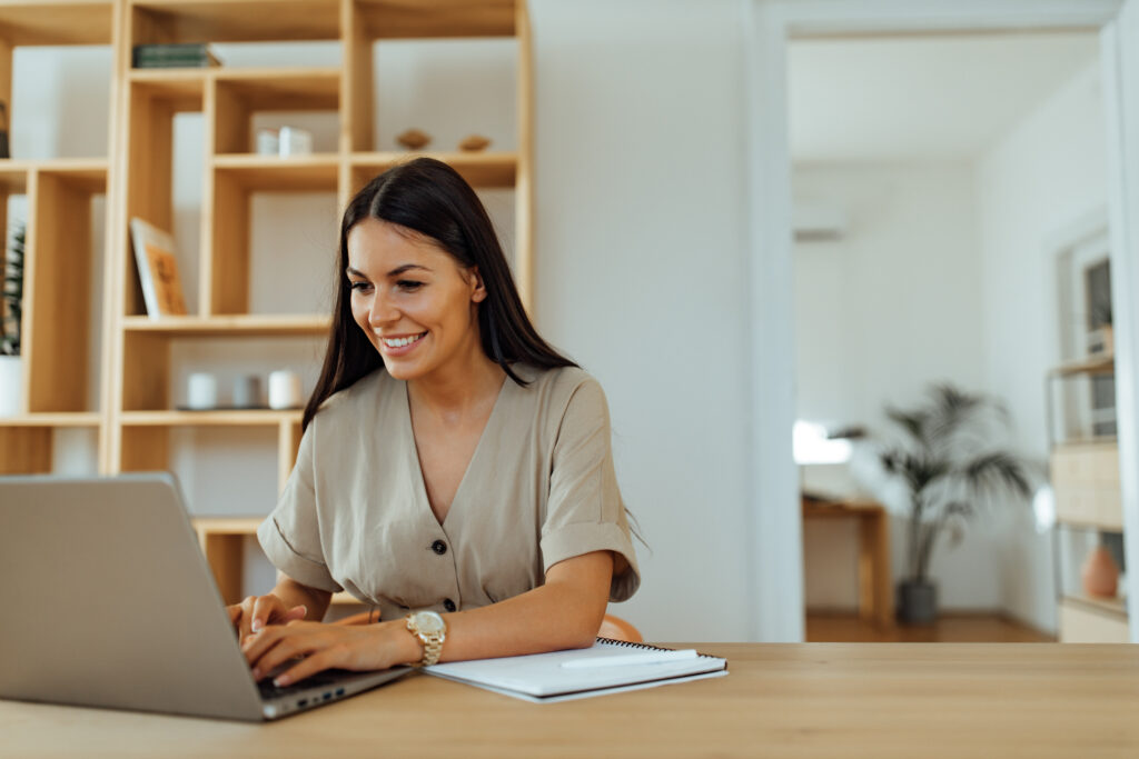Woman using HealthSparq Provider Directory Tool